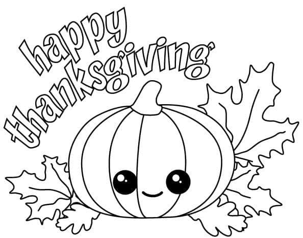 Cute Thanksgiving Pumpkin