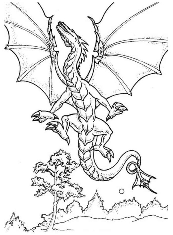 Dragon for Kids Printable