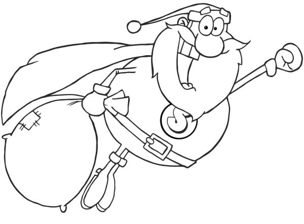 Flying Santa Claus