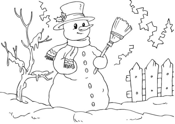 Free Printable Snowman