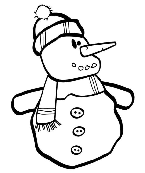 Funny Christmas Snowman