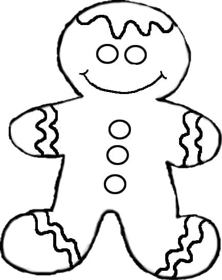 Funny Gingerbread Man