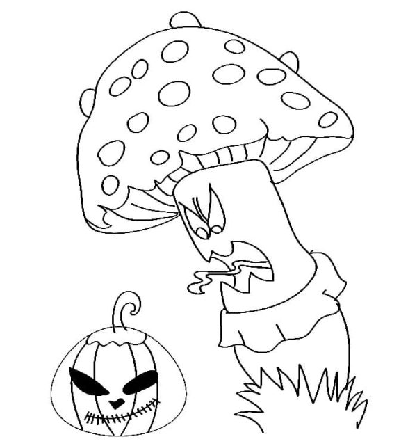 Halloween Mushroom