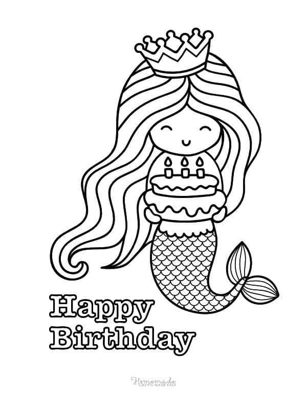 Happy Birthday Mermaid