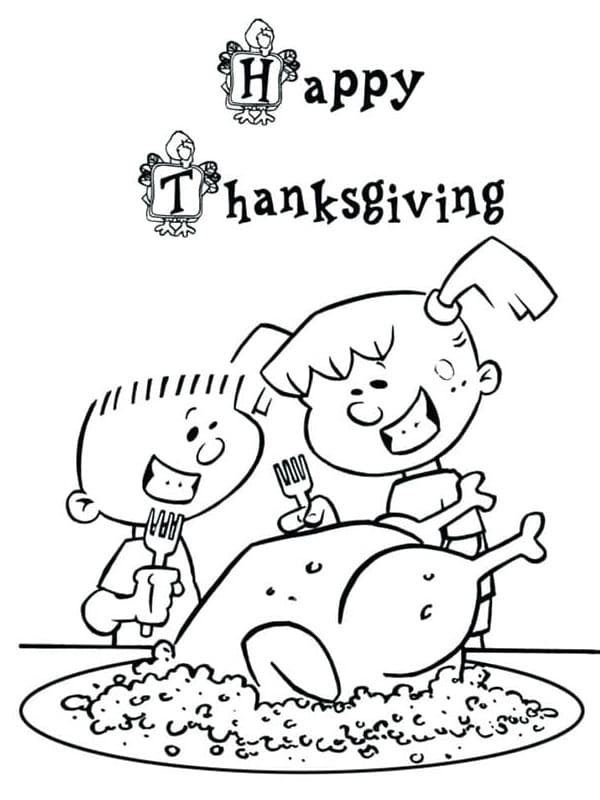 Happy Thanksgiving with Children