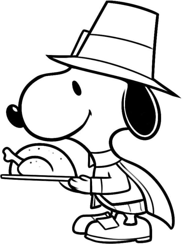 Happy Thanksgiving with Snoopy