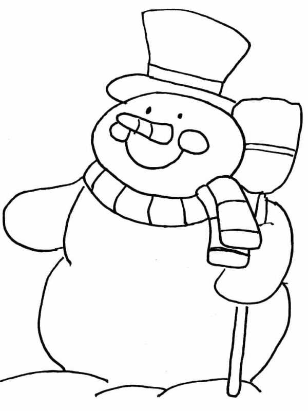 Printable Snowman