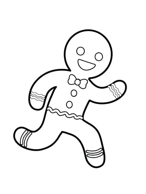 Running Gingerbread Man