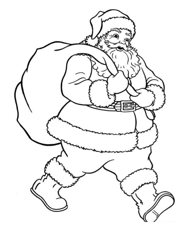 Santa Claus and His Sack
