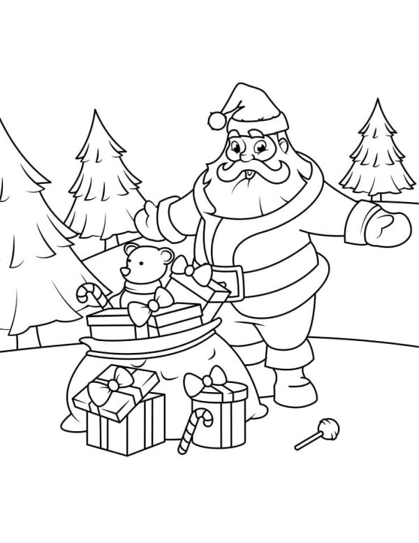 Santa Claus with Presents