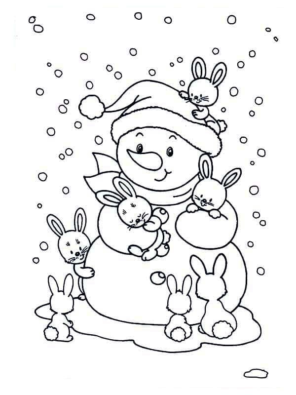 Snowman and Rabbits
