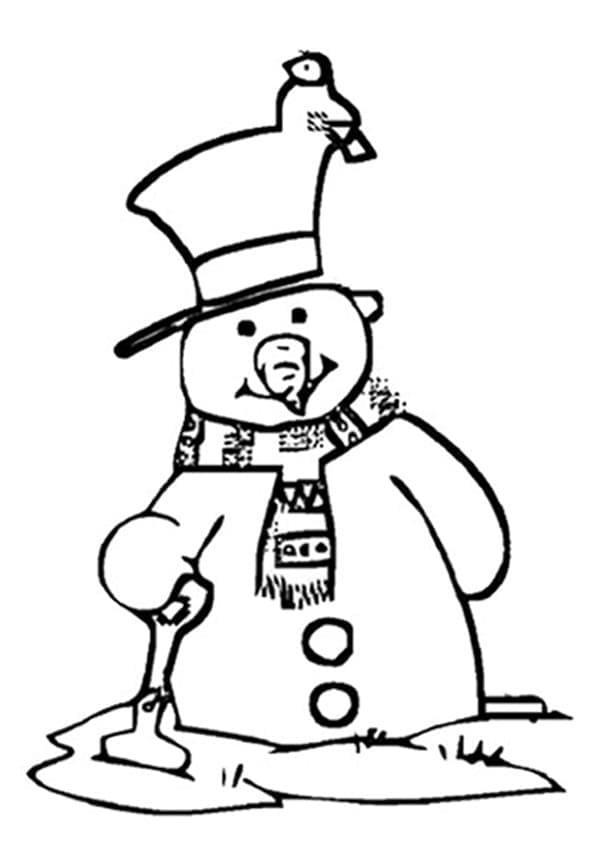Snowman Free Printable
