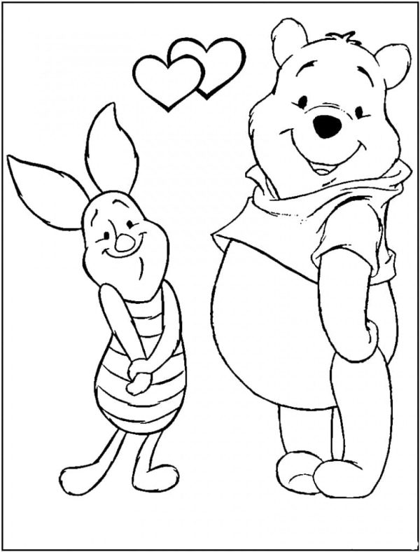 Cute Piglet and Pooh