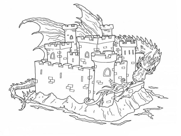 Dragon and Castle