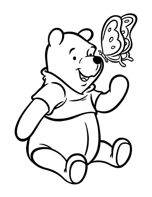 Pooh and A Butterfly