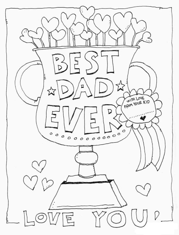 Printable Best Dad Ever