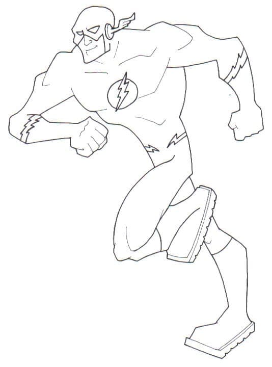 Superhero Flash from DC
