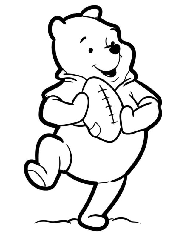 Winnie the Pooh with a Ball