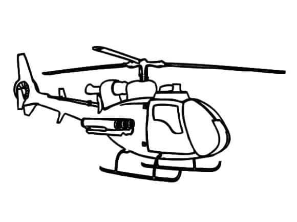 Free Printable Helicopter