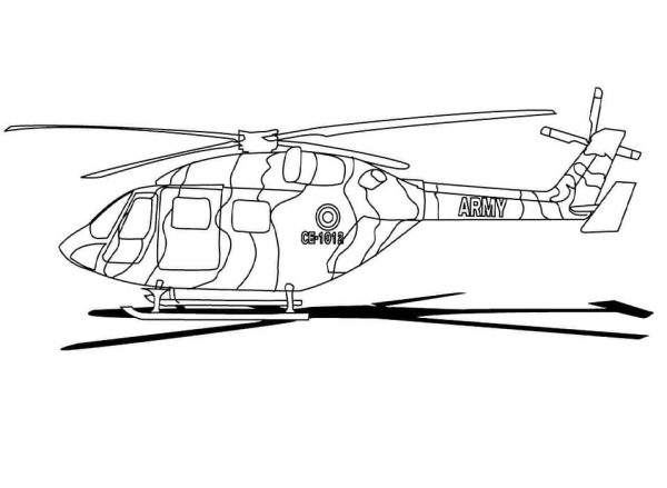 Helicopter Printable For Kids