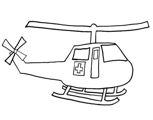 Printable Medical Helicopter