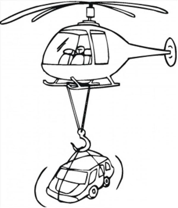 Printable Rescue Helicopter