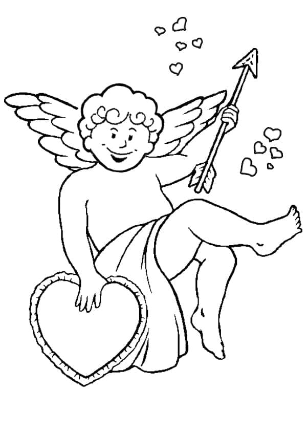 Printable Valentines Cupid