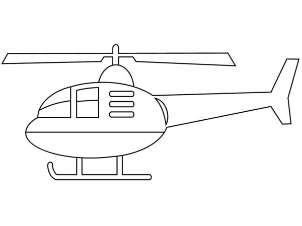 Simple Helicopter Printable