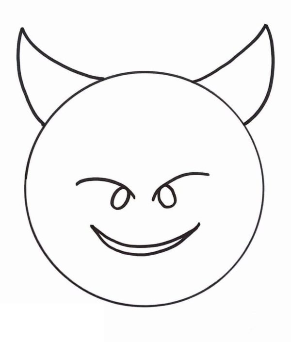 Smiling Face with Horns Emoji