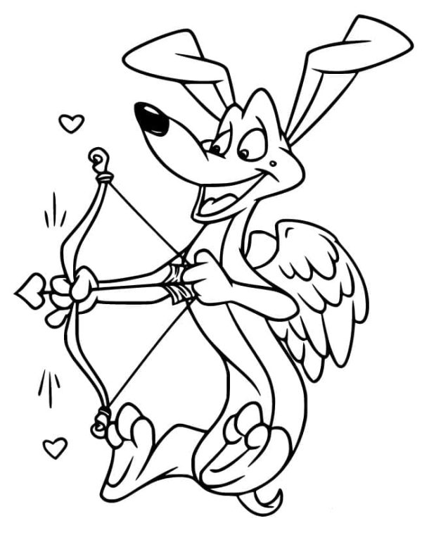 Valentines Cupid Fox