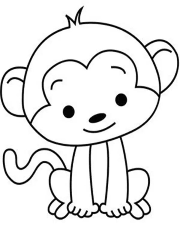Cute Monkey Printable