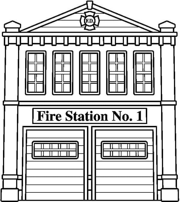 Fire Station Printable