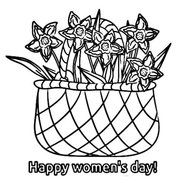 Flower Basket for Women’s Day