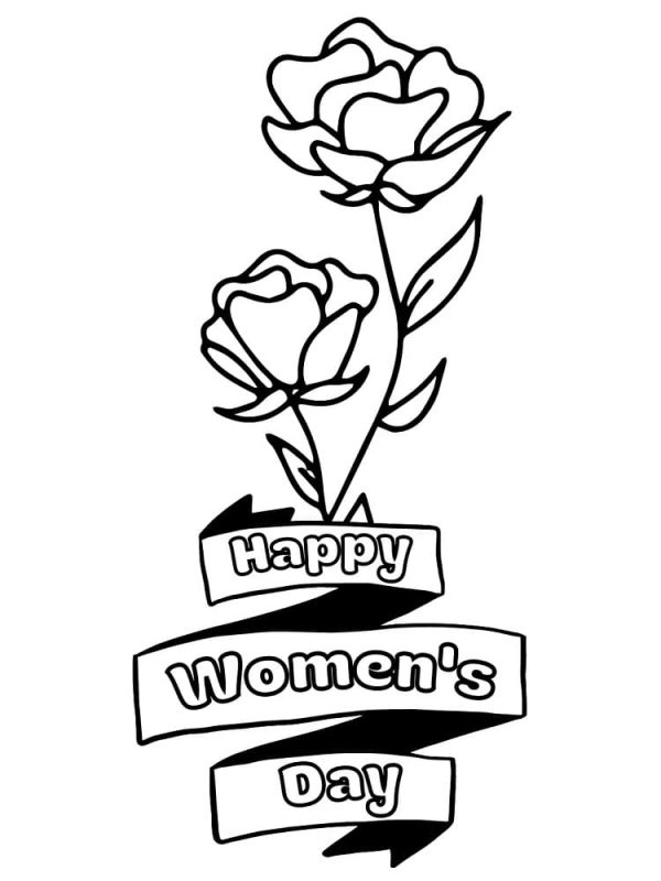 Happy Women’s Day with Flowers