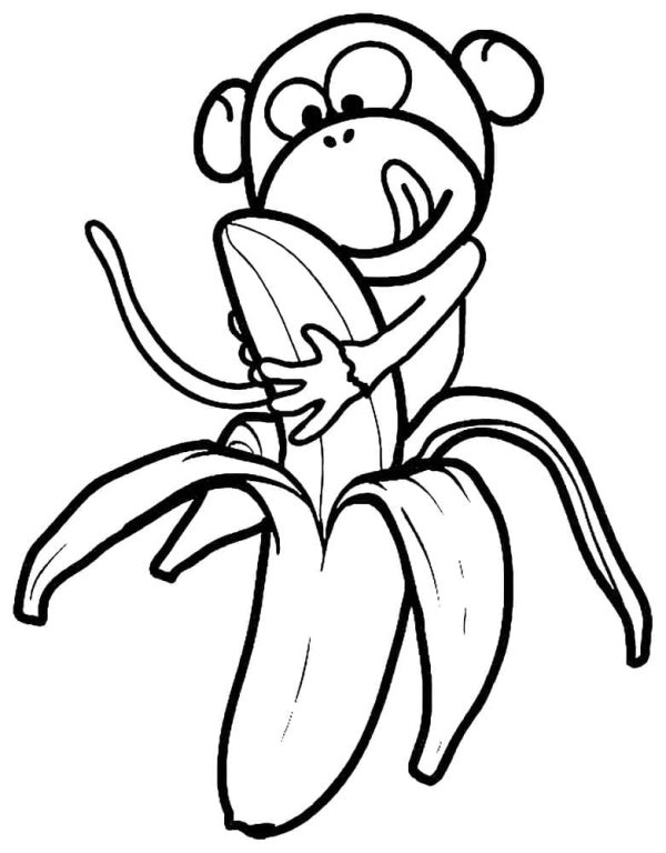 Monkey with a Big Banana