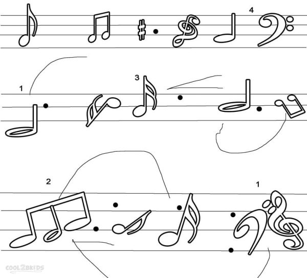 Music Notes Printable