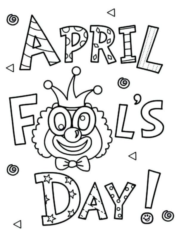 Printable Happy April Fools Day