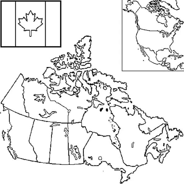 Canada Map Free Printable
