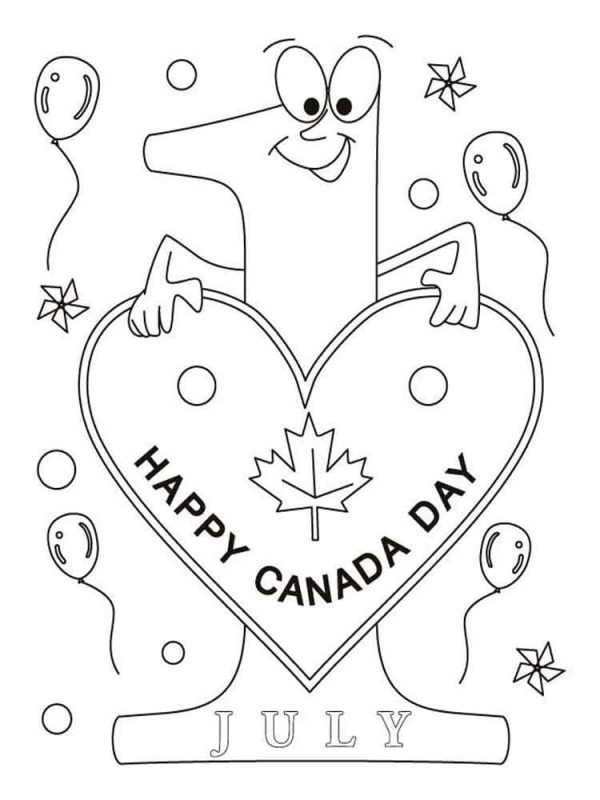 Free Printable Happy Canada Day