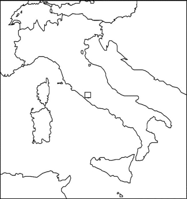 Italy Map Printable