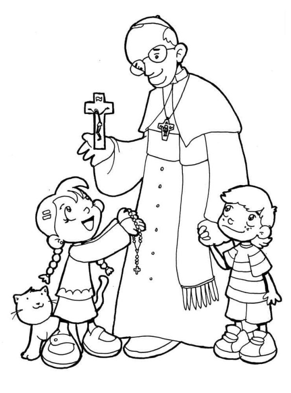 Pope Francis and Children