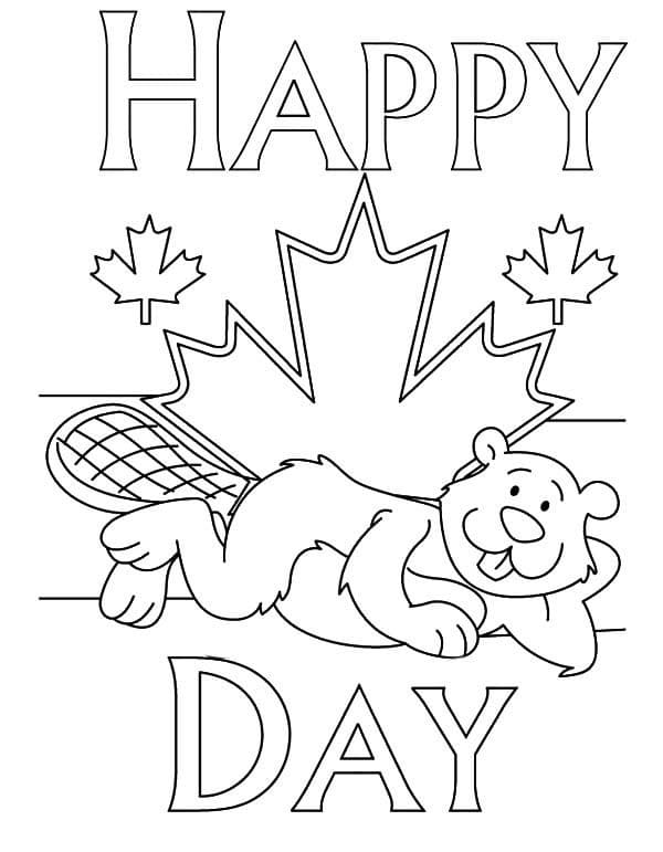 Printable Happy Canada Day