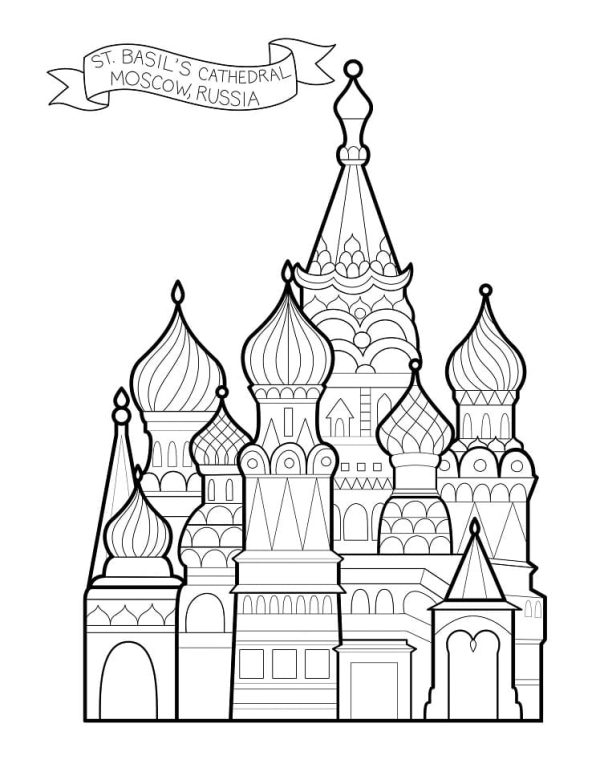 Printable St. Basil’s Cathedral