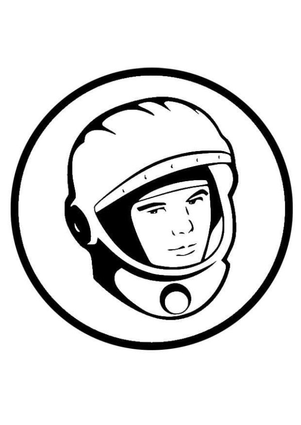 Printable Yuri Gagarin