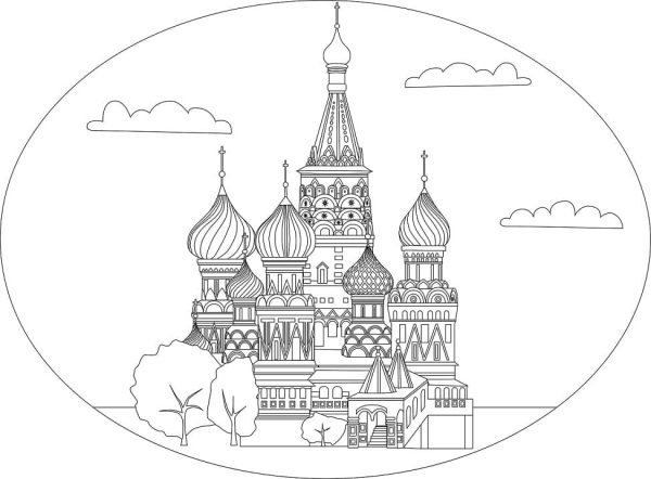 Saint Basil’s Cathedral in Russia