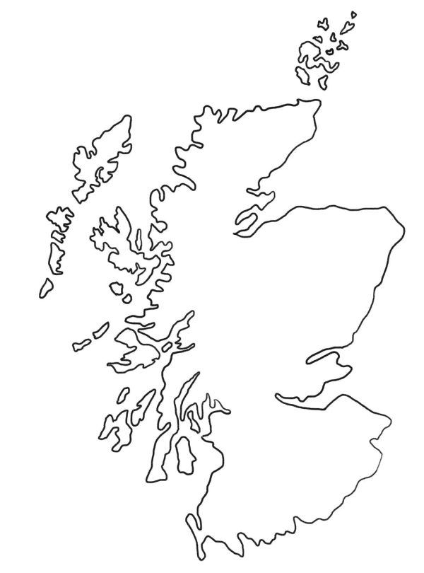 Scotland Map Printable