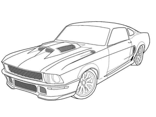 A Ford Mustang