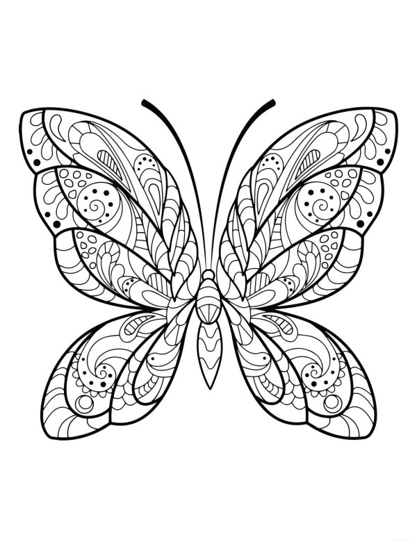 Amazing Butterfly Mandala