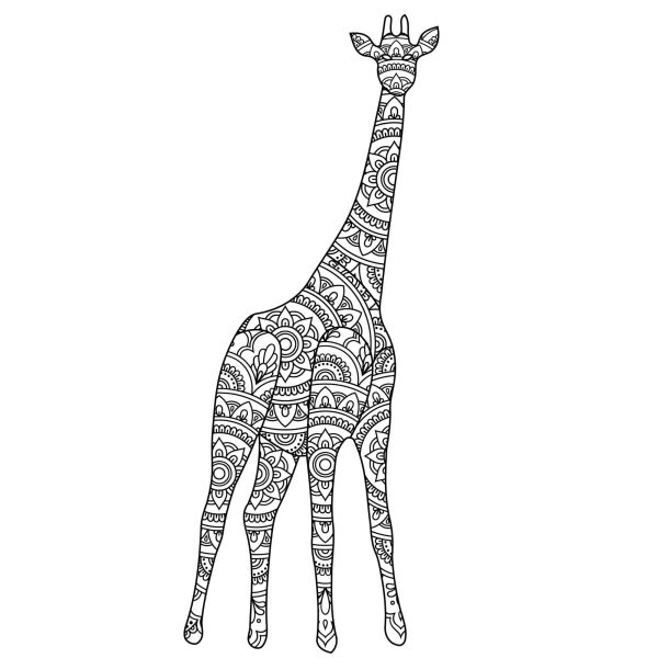 Basic Giraffe Mandala