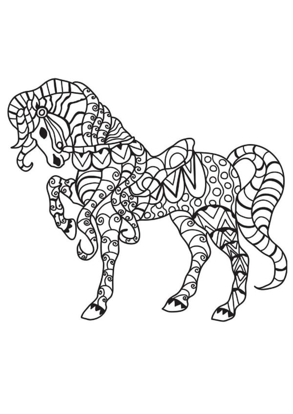 Basic Horse Mandala